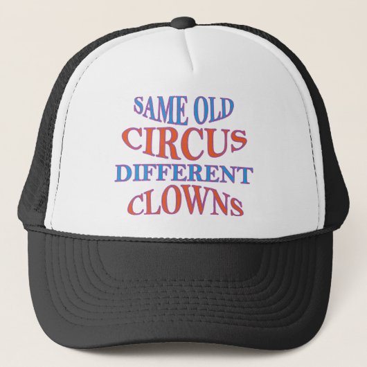 CASQUETTE LES MÊMES DIFFÉRENTS CLOWNS DE VIEUX CIRQUE (Devant)