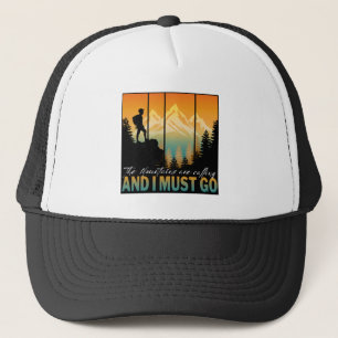 Casquette Les Montagnes Appelent Et Je Dois Y Aller