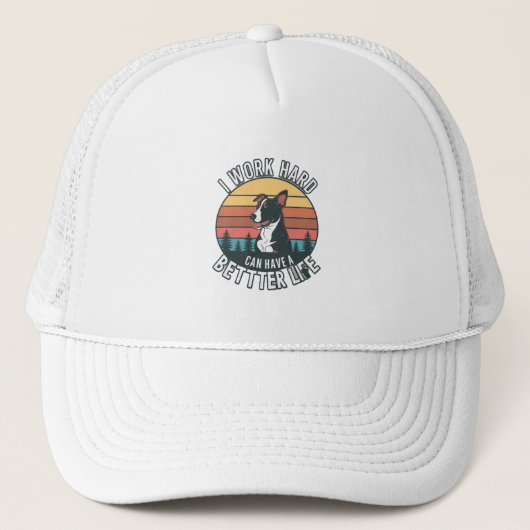 Casquette Les objectifs de vie des chiens (Devant)