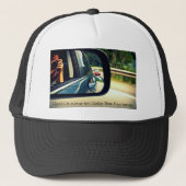 Casquette Les objets dans le miroir sont plus étroits qu'ils (Devant)