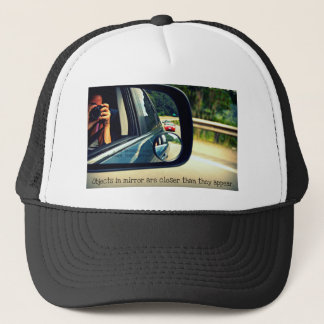 Casquette Les objets dans le miroir sont plus étroits qu'ils