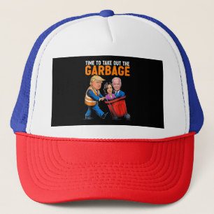 Casquette Les ordures pour Trump 2024 Il est temps de sortir