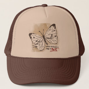 Casquette Les papillons blancs sont un animal nuisible