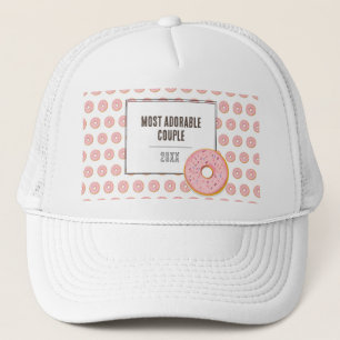 Casquette Les plus adorables Donut Valentines Trucker chapea