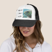 Casquette Les poissons meurent (En situation)