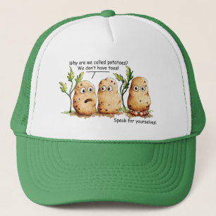 Casquette Les pommes de terre cuites ont des orteils amusant