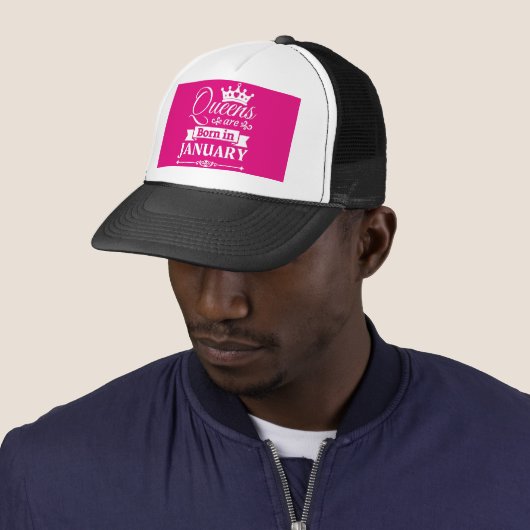 Casquette "Les Reines Sont Nées En Janvier (En situation)