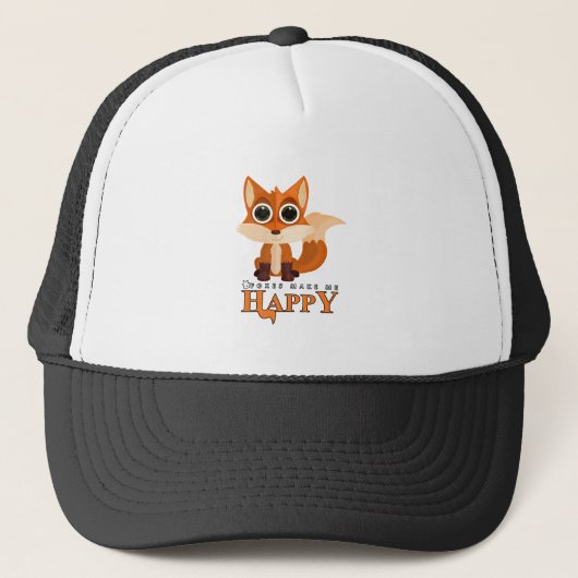 Casquette Les Renards Me Rendent Heureux (Devant)