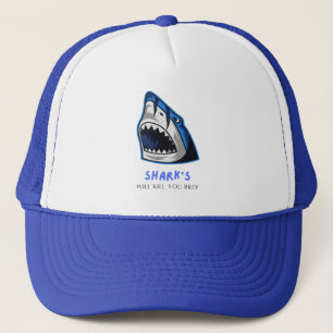 CASQUETTE LES REQUINS VOUS TUERONT FRÈRE... CITATION DRÔLE
