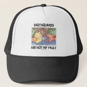 Casquette Les Séismes Ne Sont Pas Ma Faute (Tectonique Des