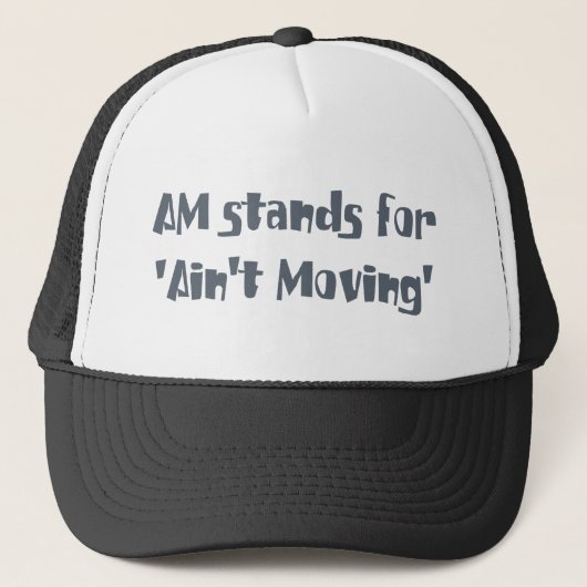 Casquette Les supports d'AM pour ne se déplace pas (Devant)