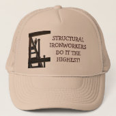 Casquette Les travailleurs de la construction font ça plus C (Devant)