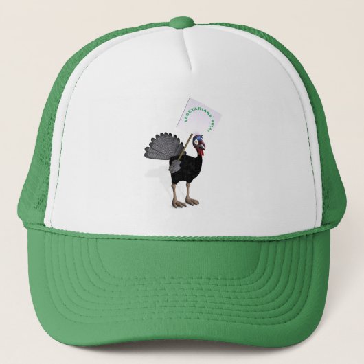 Casquette Les végétariens dominent ! (Devant)