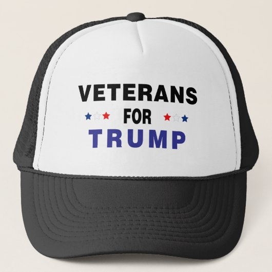 Casquette Les vétérans de Trump (Devant)