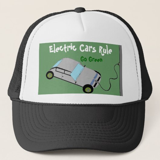 Casquette Les voitures électriques règnent (Devant)