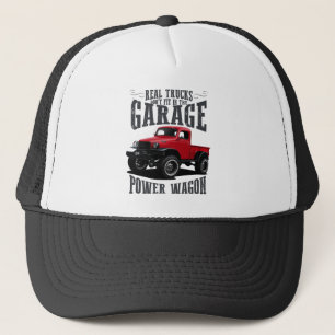 Casquette Les vrais camions ne s'intègrent pas dans le garag