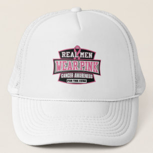 Casquette Les VRAIS Hommes Portent Du Rose Pour Le Cancer Du