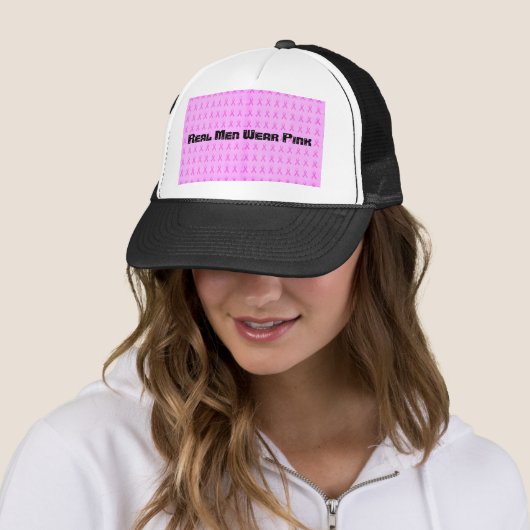 Casquette Les vrais hommes portent le rose (En situation)