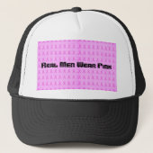 Casquette Les vrais hommes portent le rose (Devant)