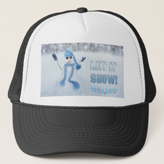 Casquette Let It Snow (Devant)