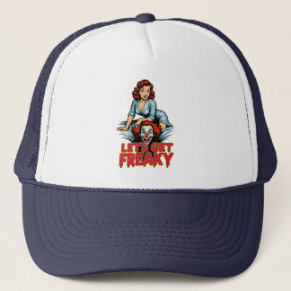 Casquette Let’s Get Freaky – Retro Pin-Up & Creepy Clown