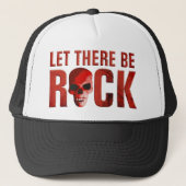 Casquette let therbe rock skull red (Devant)