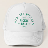 Casquette Let's Get Pickled Après Pickle Ball White (Devant)