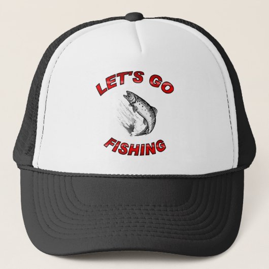 Casquette Lets vont pêcher (Devant)