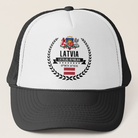 Casquette Lettonie (Devant)