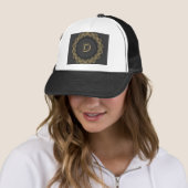 Casquette LETTRE D INITIALE Élégante Monogramme Image imprim (En situation)