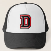 Casquette Lettre "D" Monogramme (Devant)