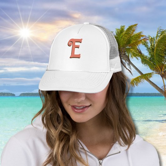 Casquette LETTRE INITIALE CONTINUE 3D | Crème ivoire