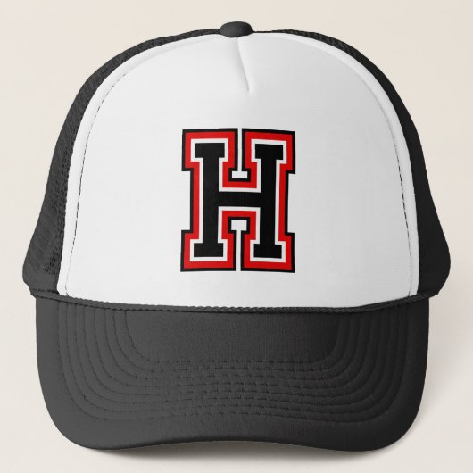 Casquette Lettre initiale «H» (Devant)