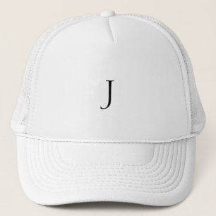 Casquette Lettre J personnalisée Monogramme