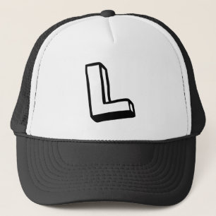 Casquette Lettre L
