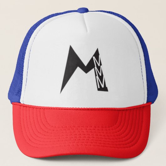 Casquette Lettre M Trucker Hat (Devant)