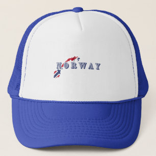 Casquette Lettre norvégienne simple moderne Drapeau Souveni