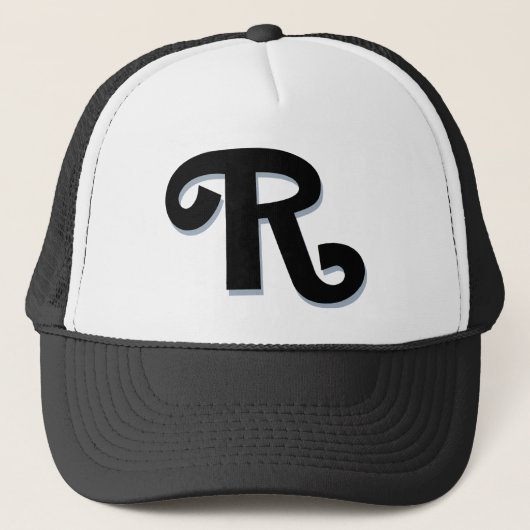 Casquette Lettre personnalisée "R" (Devant)