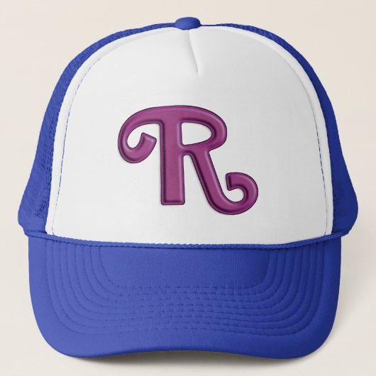 Casquette Lettre prauve "R" (Devant)