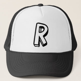 Casquette Lettre R