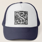 Casquette Lettre S Monogramme initial (Devant)