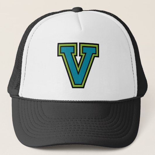 Casquette Lettre "V" Monogramme (Devant)