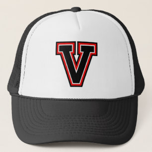 Casquette Lettre "V" monogramme Chapeau de camion