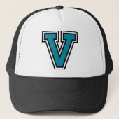 Casquette Lettre "V" Monogramme initial (Devant)