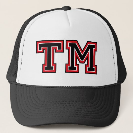 Casquette Lettres "TM" Monogramme (Devant)