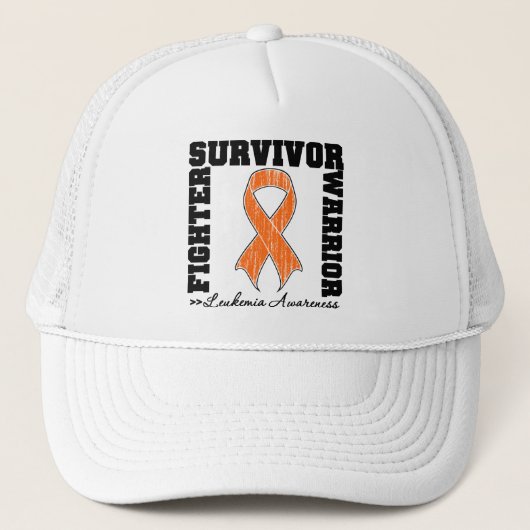 Casquette Leucémie Survivor Fighter Warriter (Devant)