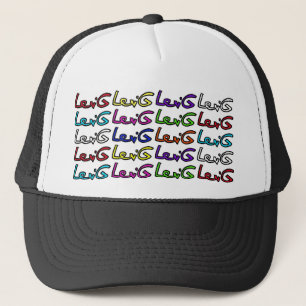 Casquette Lévi G. Tag sur le motif blanc dans polychrome   !
