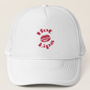 Casquette Lèvres chaudes, Lèvres rouges