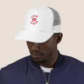 Casquette Lèvres chaudes, Lèvres rouges (En situation)