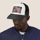 Casquette _Lèvres rouges (En situation)